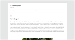 Desktop Screenshot of karenlofgren.net
