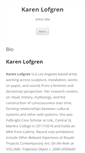 Mobile Screenshot of karenlofgren.net