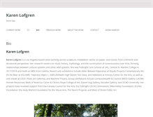 Tablet Screenshot of karenlofgren.net